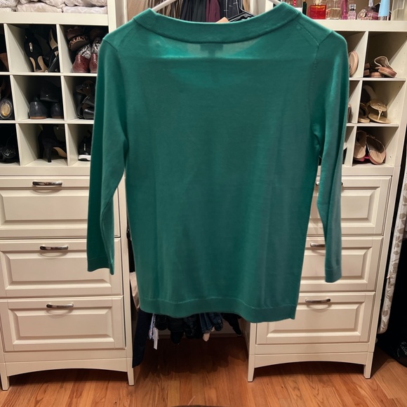 Talbots, Size Petite P, Light green sweater - Picture 3 of 4